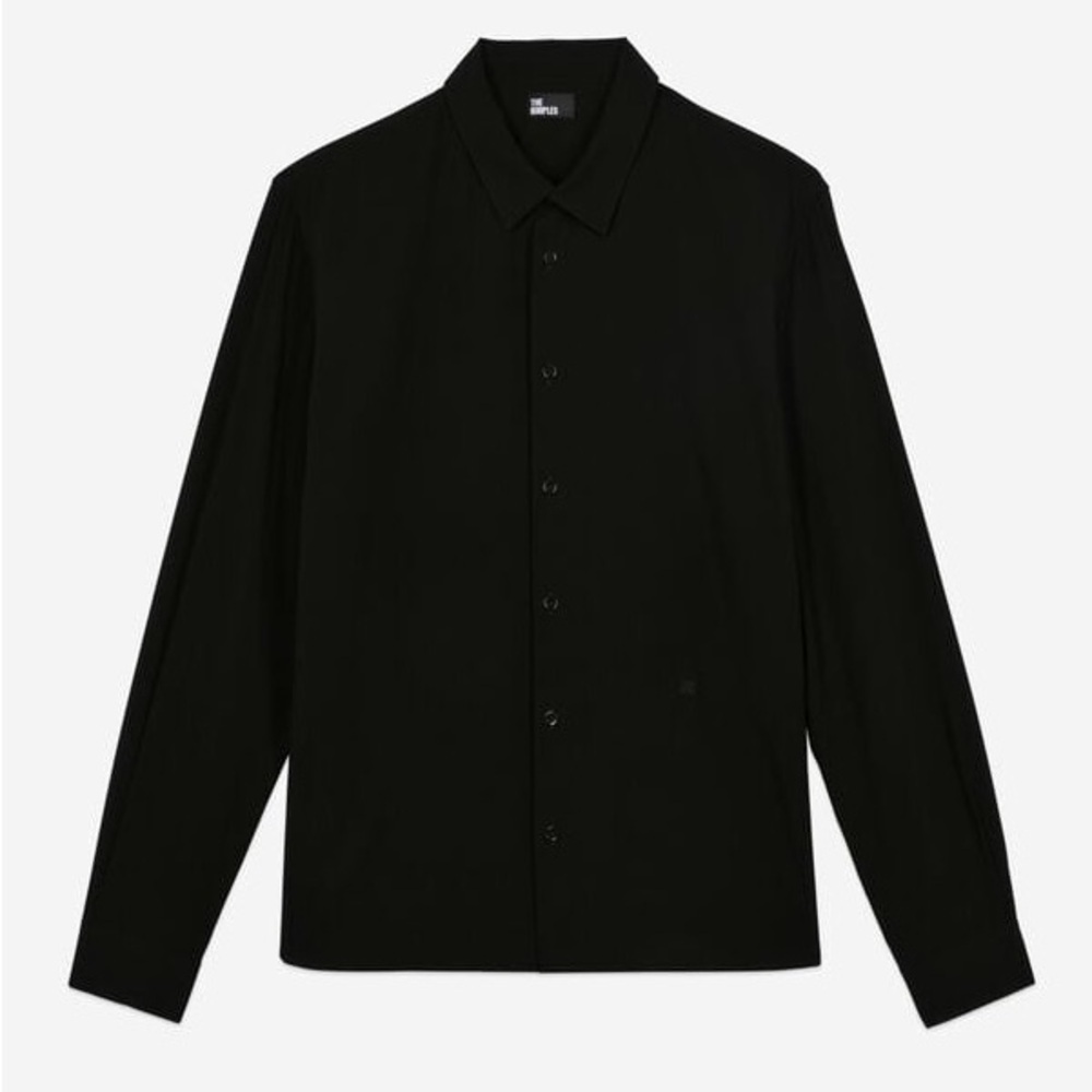 The Kooples Men’s Black Long Sleeve Cut Button-Up Shirt SZ M NWT - Picture 5 of 5
